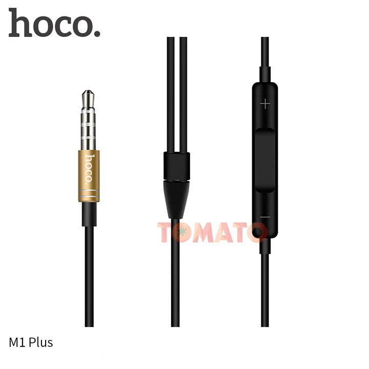 Tai Nghe Hoco M1 Plus Jack 3.5mm , Tai Nghe Chính Hãng Cho IPhone 5/6/6s/6/plus/6s plus - Phụ Kiện Tomato