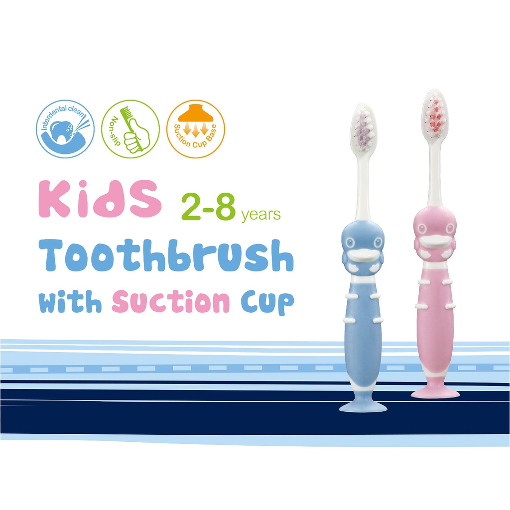 Bàn chải răng cho bé 2-8 tuổi KUKU KU1113A