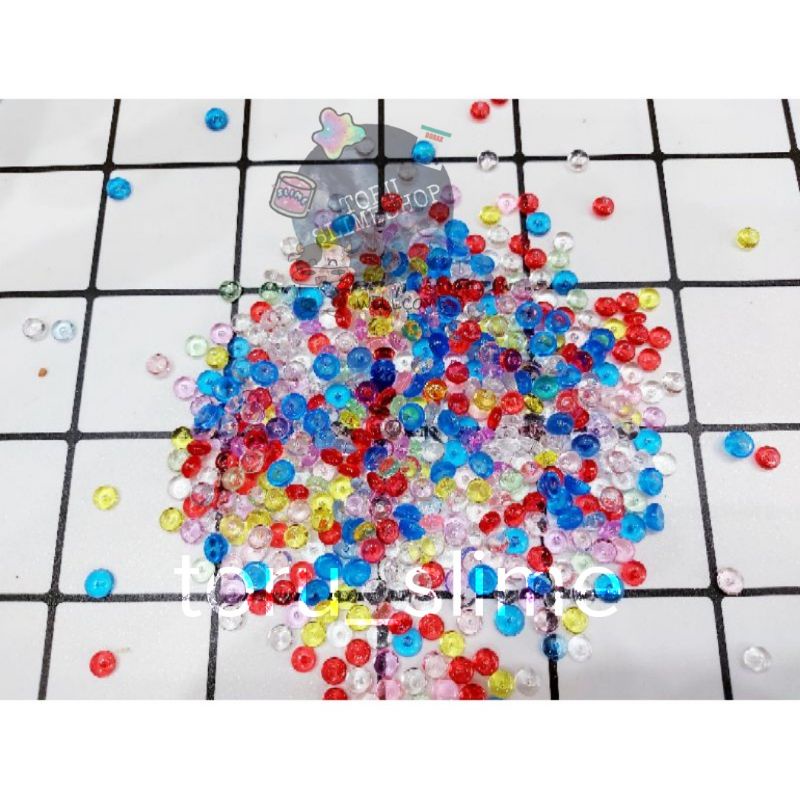 Hạt Fishbowl 100g trang trí Slime