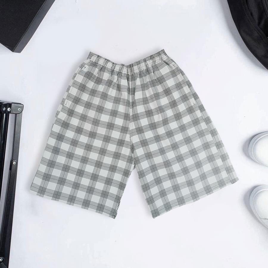 Quần đùi, quần thô, kẻ sọc caro, cotton thô 100% đẹp, short caro ( ảnh video chụp thật) | BigBuy360 - bigbuy360.vn