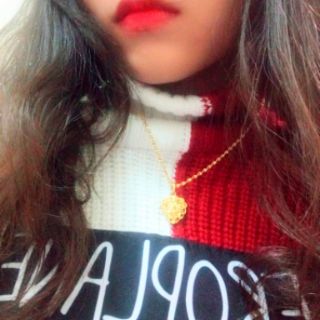 Dây chuyền nữ tim mạ vàng cao cấp