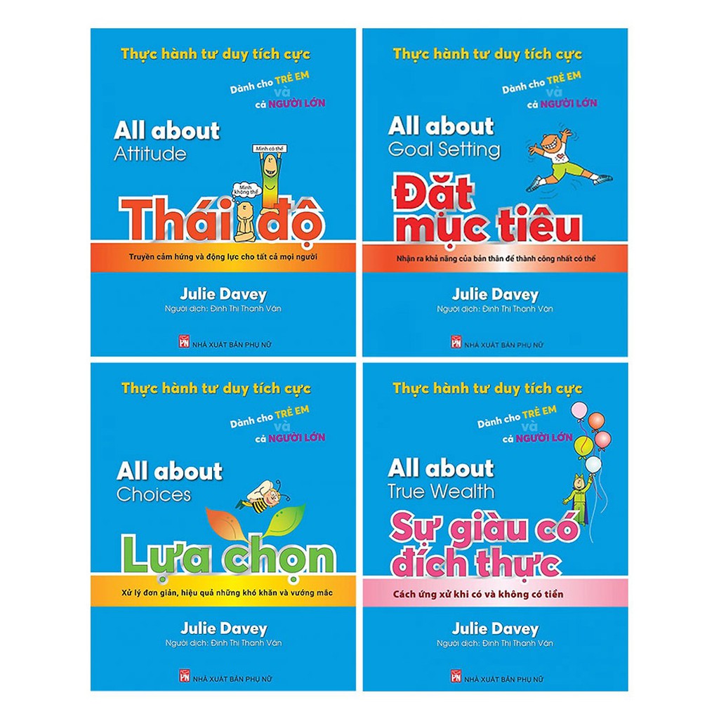 Sách - Combo Thực Hành Tư Duy Tích Cực ( Bộ 4 cuốn)