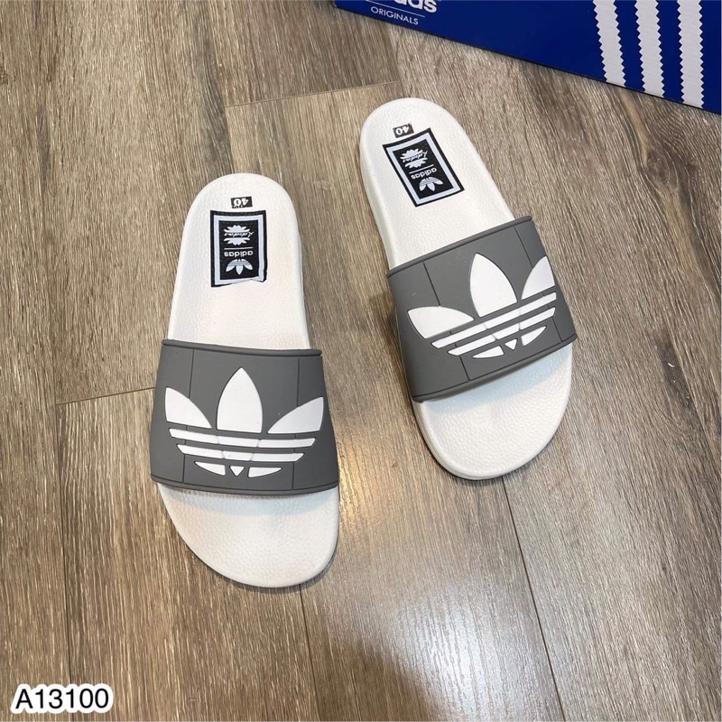 Dép quai ngang nam ADIDAS cao cấp, chất cao su mềm êm-FULLBOX