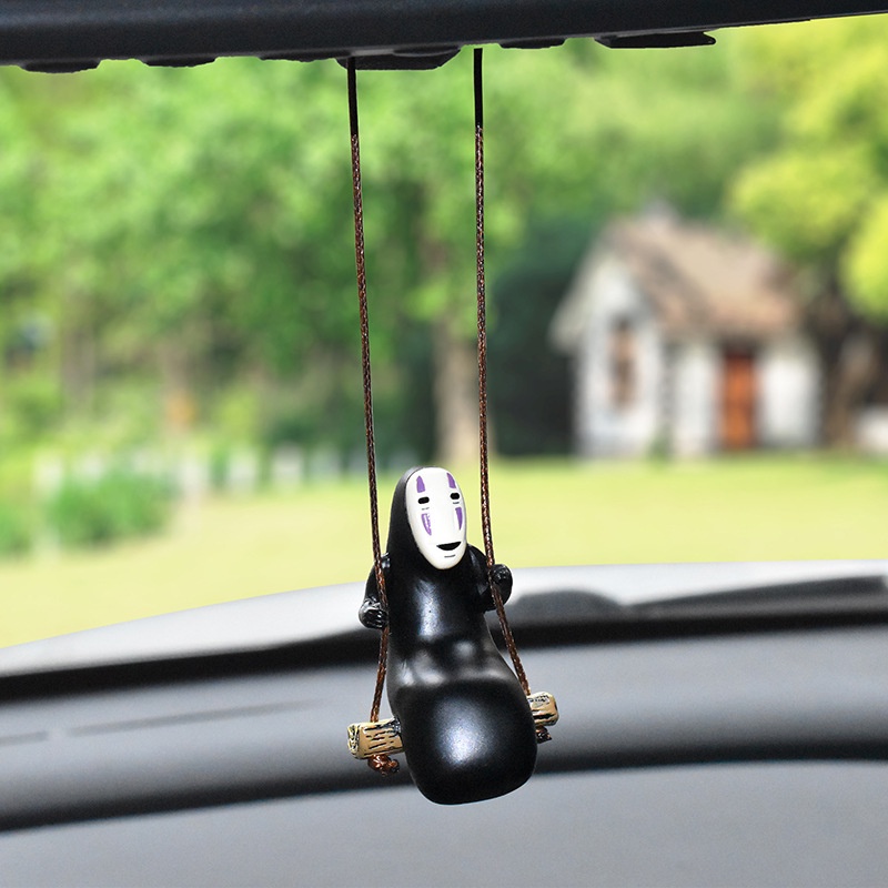 Anime Vô Diện Mannelijke Achteruitkijkspiegel Hanging Verjaardagscadeau Tự Động Treo Trang Trí Xe Hơi