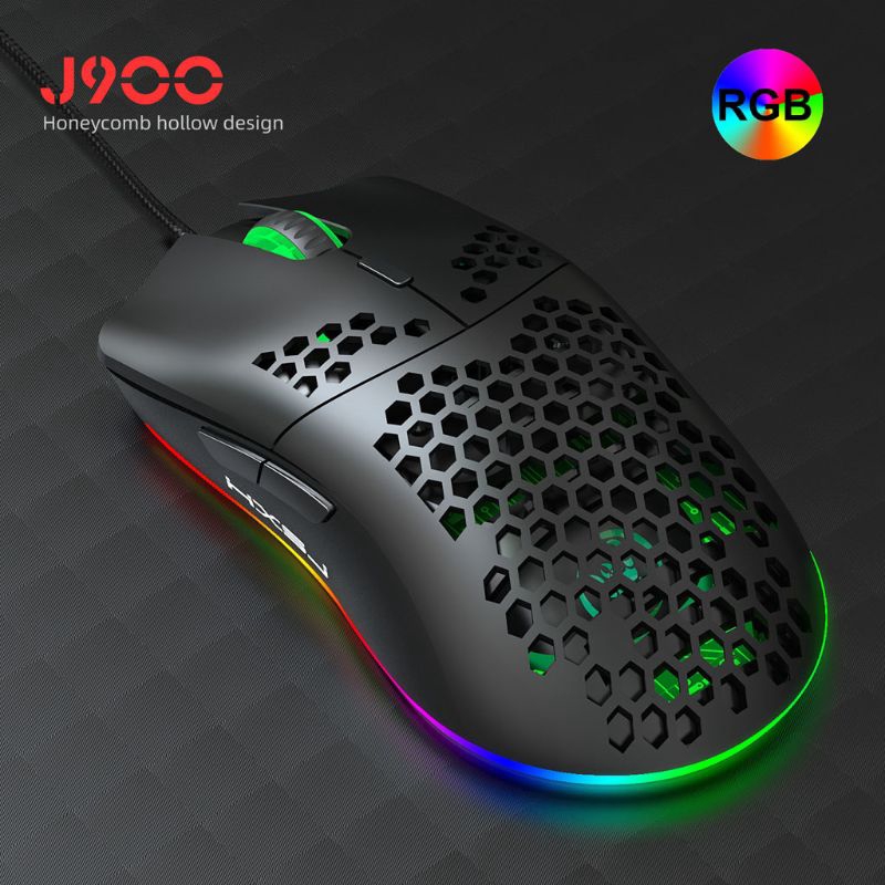 Chuột Gaming J900 6400dpi Có 6 Nút Bấm Chuyên Nghiệp