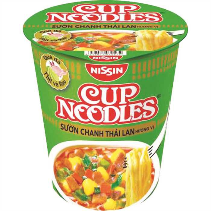 Mì ly CUP NOODLES  Nisisin vị hải sản Nhật Bản/ cua sốt cay Singapore/ Thái Tom yum/ Sườn chanh Thái Lan 70g | BigBuy360 - bigbuy360.vn