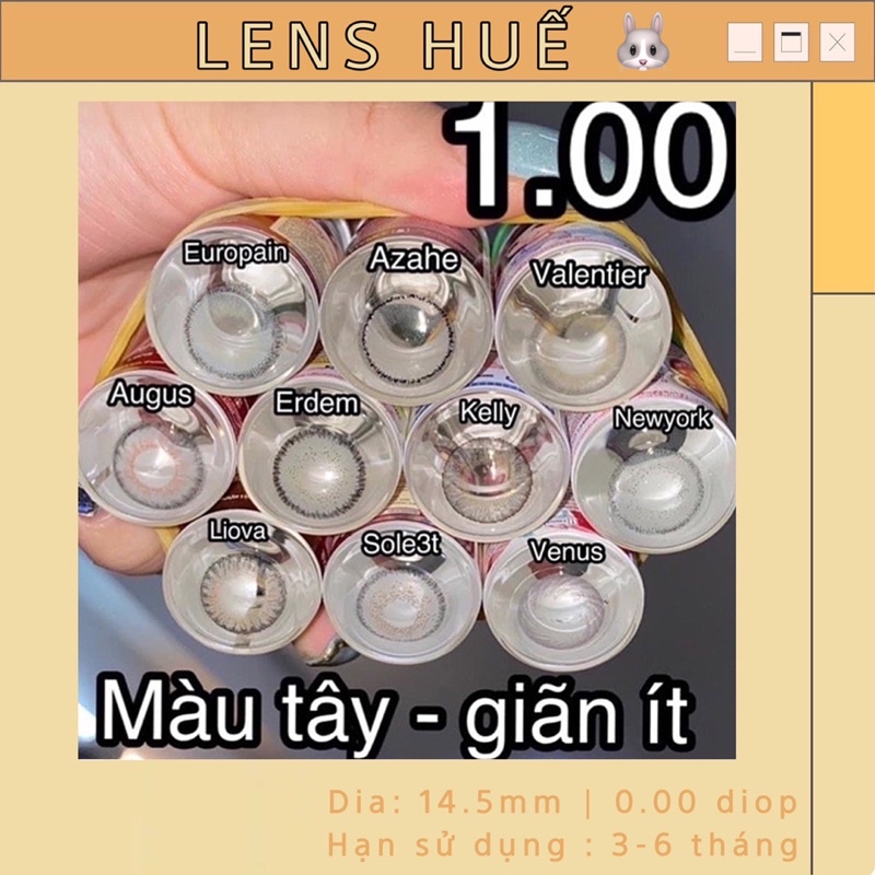 ✨ Lens cận - kính áp tròng cận từ 1-10 độ ( inbox lựa mẫu ạ ) ☁