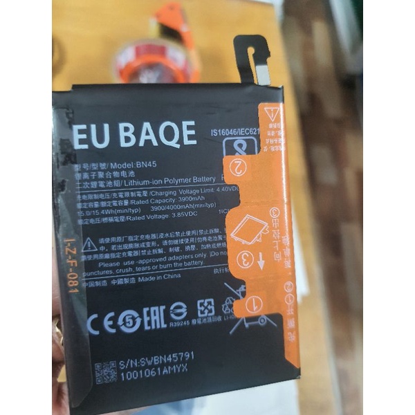 pin redmi note 5 redmi note 5 pro BN45 BAQE EU 4000mAh,pin zin