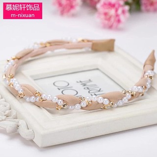 Bờm tóc đính đá và hạt tròn siêu xinh