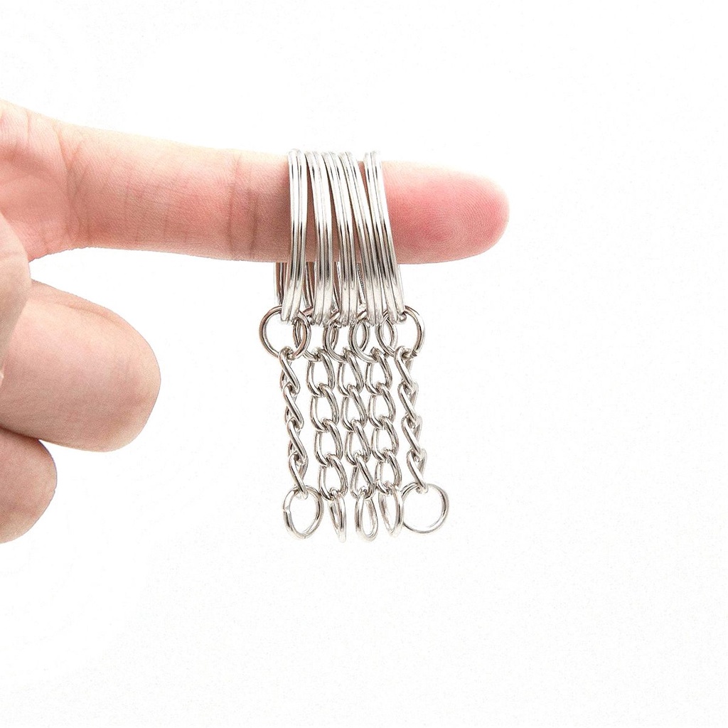Móc Chìa Khóa Bằng Kim Loại Diy Dành Cho Nam Nữ Giá Đỡ