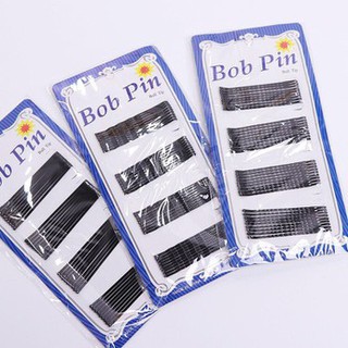 Combo 10 Vỉ Kẹp Tóc Ghim Tăm Đen Loại 36 cây hoặc 60 chiếc - SP000453