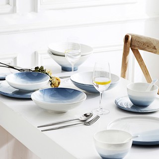 Bộ chén đĩa sứ trang trí bàn ăn cao cấp CILIA - đẹp, cao cấp, chịu nhiệt tốt - MAGNUM