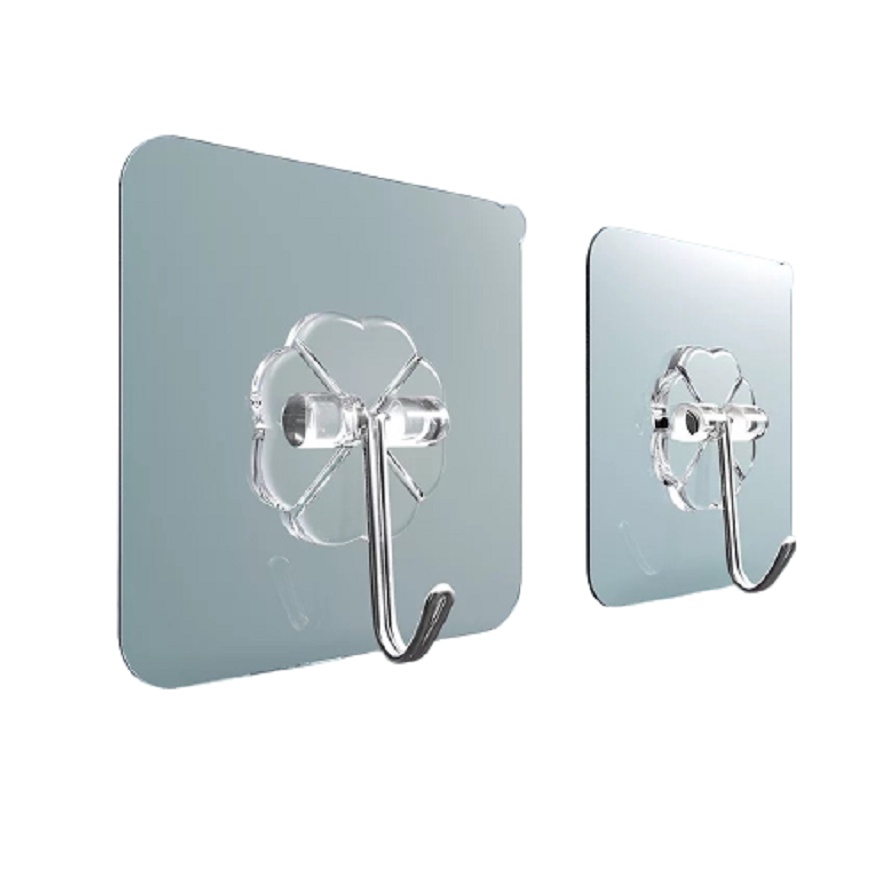 Combo 100 móc dán cường lực trong suốt siêu dính siêu chắc mẫu hoa mai MMS 101256