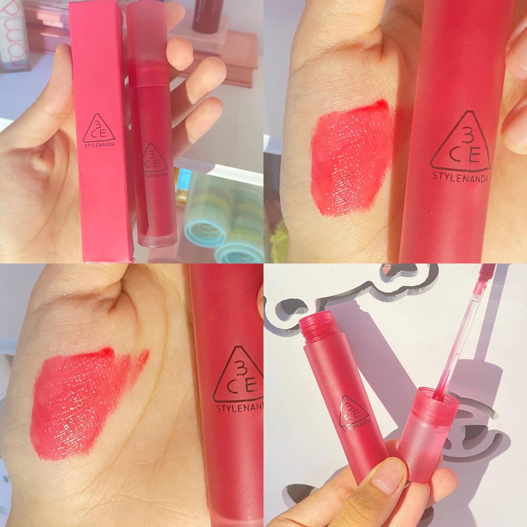 Son 3CE Blur Water Tint mã SPOT PLAYER màu đỏ hồng