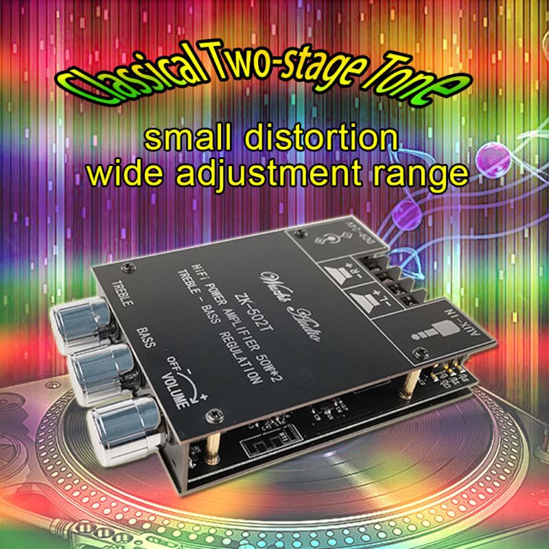 Bảng mạch khuếch đại âm thanh 5.0 bluetooth DC9-24V TPA3116D2 50W x 2