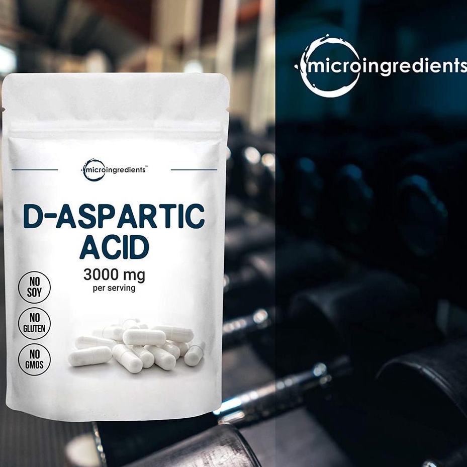Micro Ingredients D Aspartic Acid Daa Thực Phẩm Bổ Sung Vitamins và Khoáng Chất 300 Viên