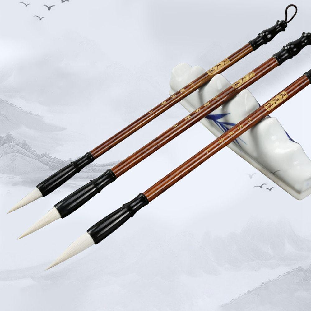Set 5 / 8 / 12 Cọ Vẽ Thư Pháp Không Độc Hại Tiện Dụng