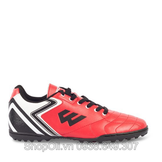 Giày bóng đá sân cỏ nhân tạo Prowin FX Plus màu đỏ phối đen trắng