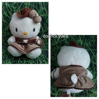 Gấu bông Hello Kitty đội nón cowboy