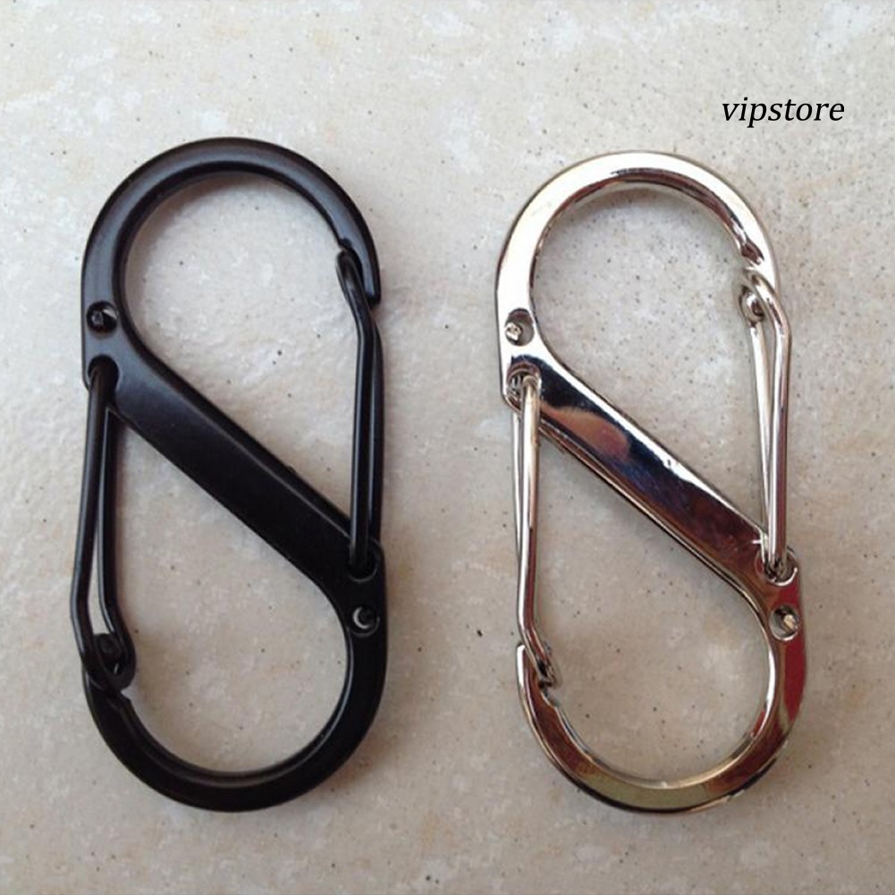 8 Shape Buckle Keychain Outdoor Camping Climbing Fast Hanging Hook Carabiner