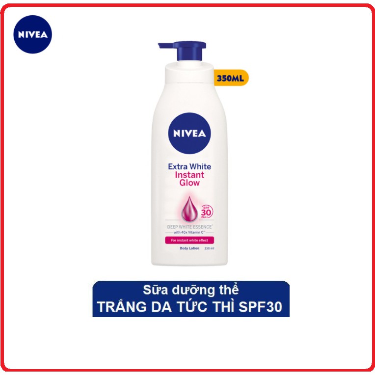 Sữa Dưỡng Thể Dưỡng Trắng NIVEA Chai 350ml/400ml