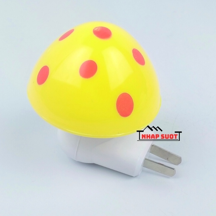 Bóng Đèn Ngủ Hình Nấm 0,1W Cảm Biến Ánh Sáng