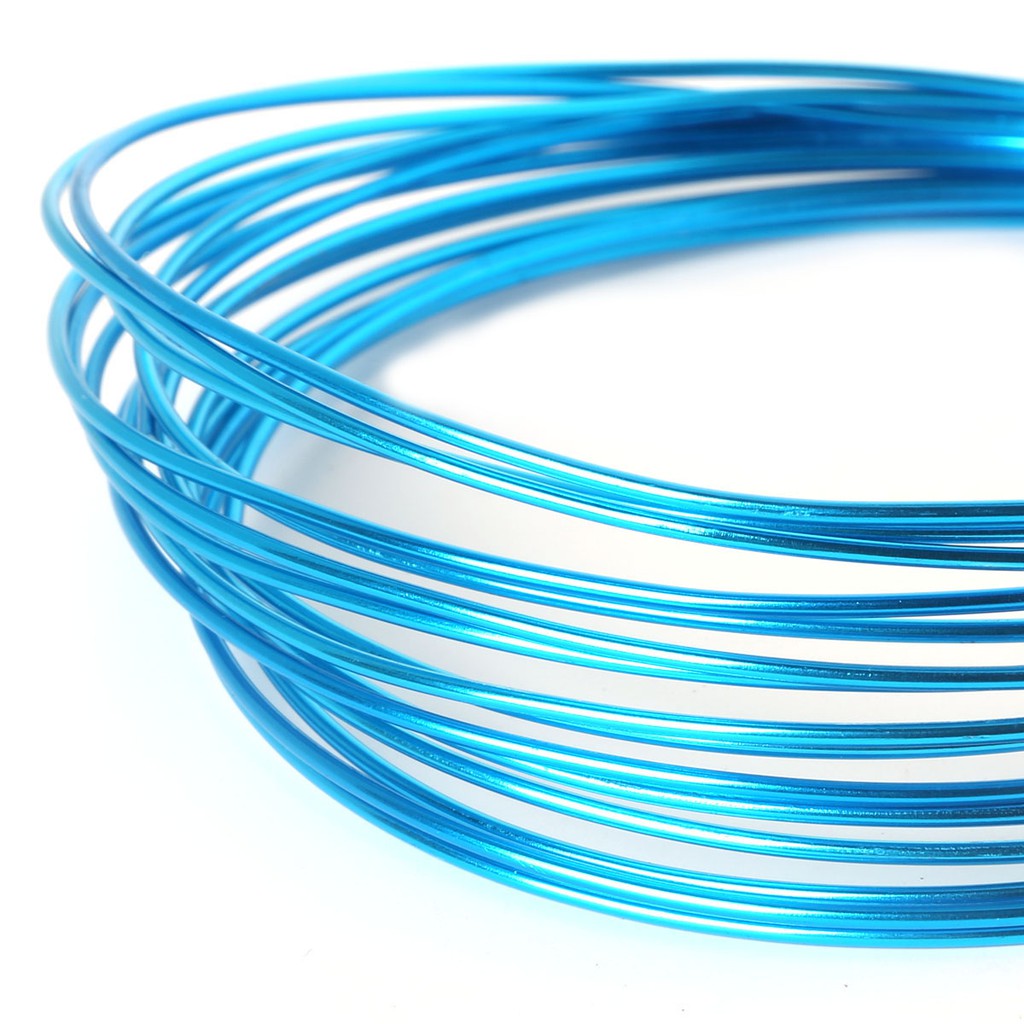 BEADIA 1 Cuộn Dây Nhôm Làm Nữ Trang DIY