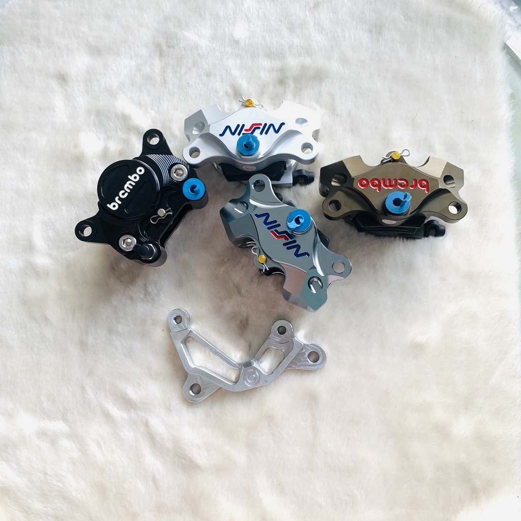 Pát trước Sirius đĩa 260,267mm xài heo Nissin, Fando, Adelin 2 piston đối xứng