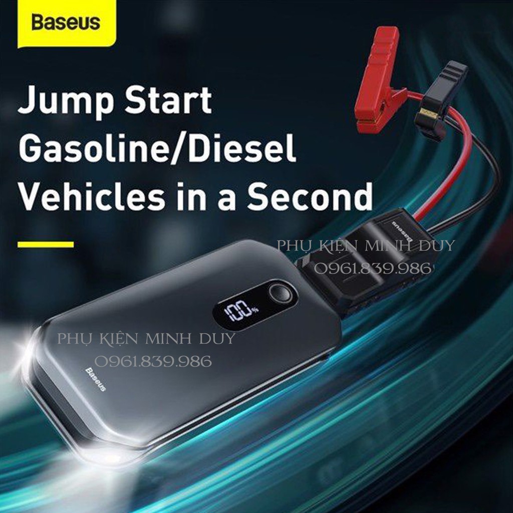 Kích bình cho ô tô 12.000mAh Baseus Super Energy Pro Car Jump Starter