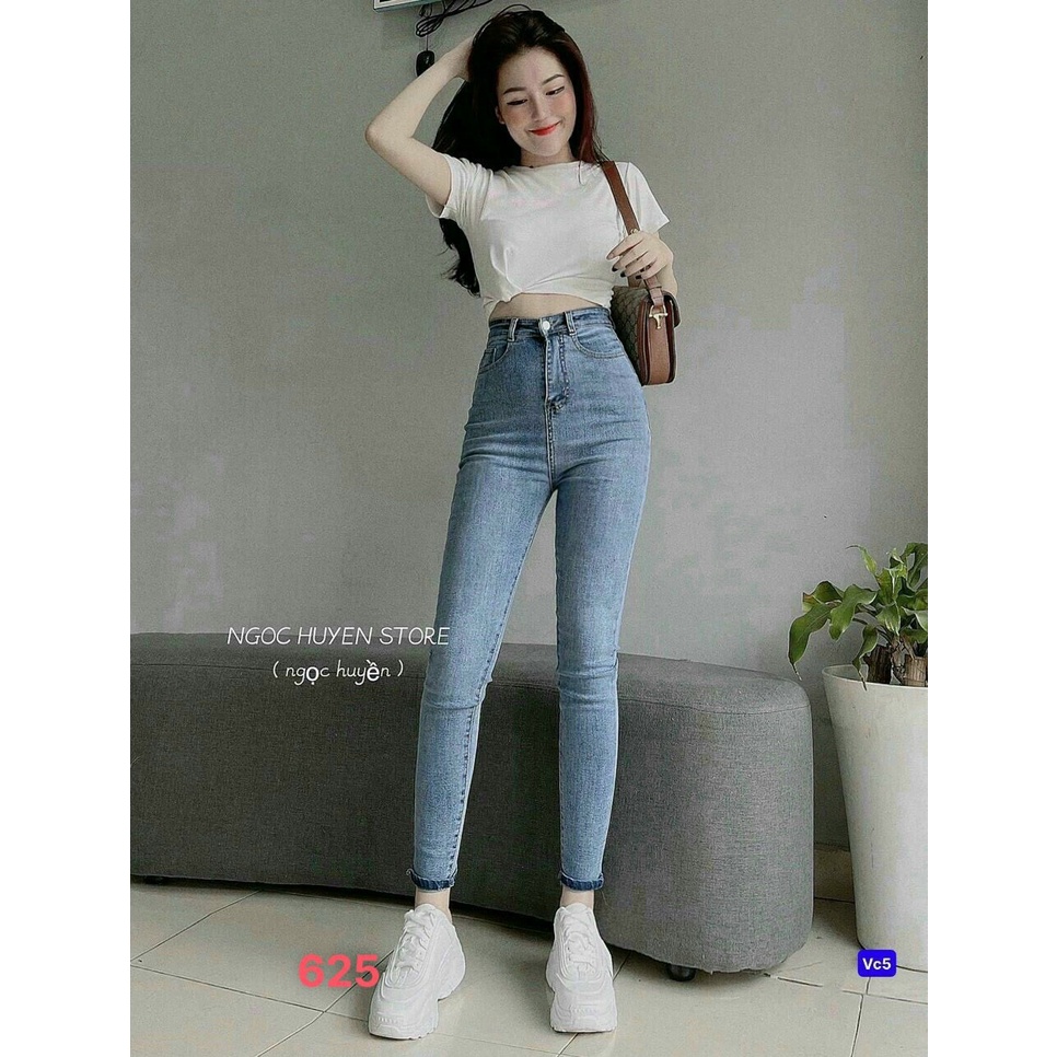 Quần jeans nữ rách , quần jeans nữ lưng cao ôm dáng , quần cạp cao T-Fashion Shop | WebRaoVat - webraovat.net.vn