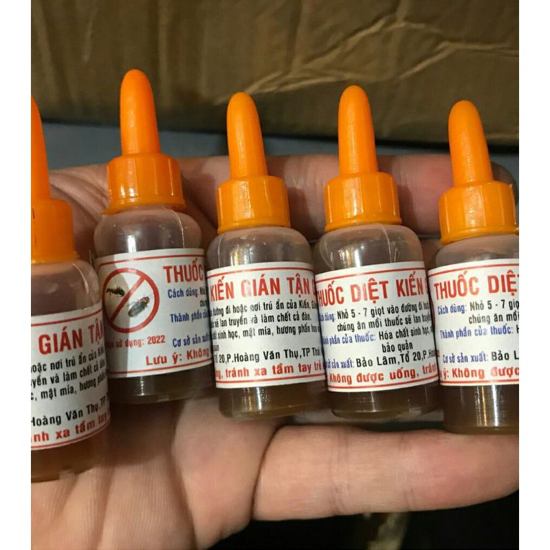 Thuốc diệt kiến, diệt gián công trùng sinh học 10ML TKG BIO