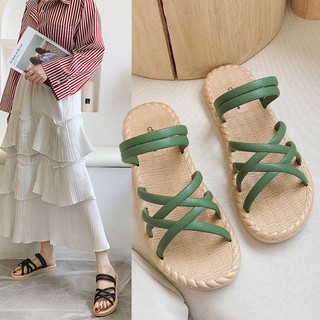 Giày Sandal Đế Dày Hai Cách Mang Thời Trang Mùa Hè 2021 Cho Nữ
