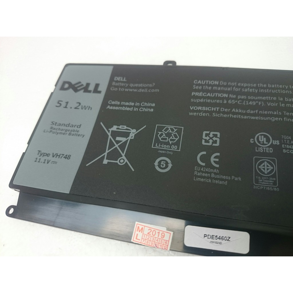 Pin ZIN laptop Dell Vostro 5460 5470 5480 5560 VH748 V5560 V5460 V5470 V5480 14-5480 Dell Inspiron 14-5439