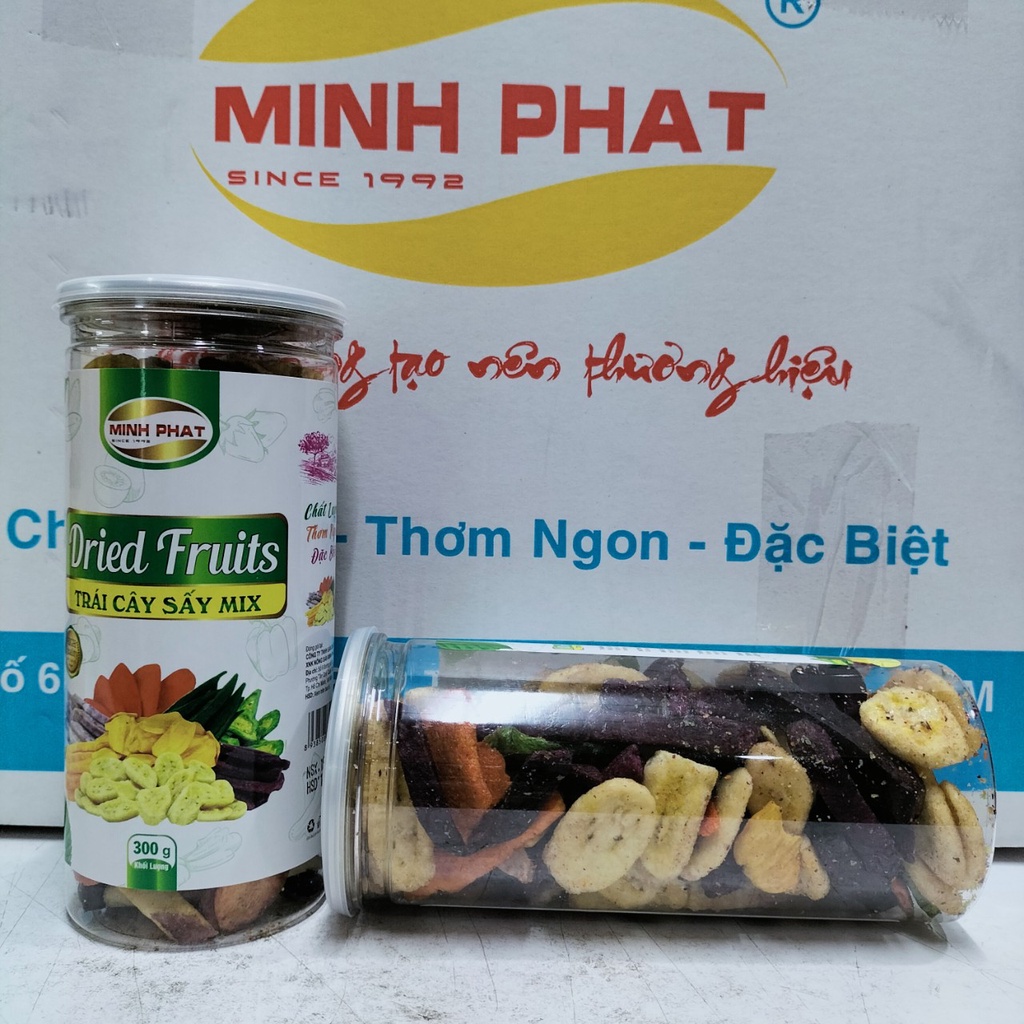 Trái Cây Sấy Thập Cẩm Đủ Vị Minh Phát 300gr