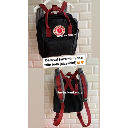 Kanken Shoulder Pads size Medium/Thường & Mini - ĐỆM VAI QUAI ĐEO Balo Kanken Chính Hãng Kanken_vn