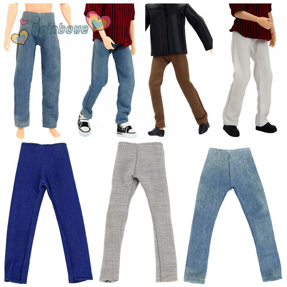 Quần jeans mini chất lượng cao cho búp bê tỉ lệ 1:6