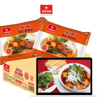 Thùng 30 Hủ Tiếu Bò Kho VIFON (65g/Gói)