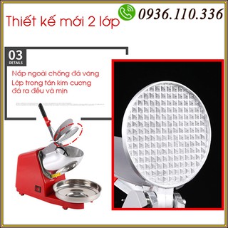 Máy bào đá 2 lưỡi thế hệ mới cs380w