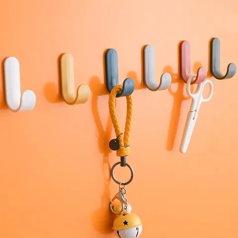 FEELING  Móc Treo Khăn Gắn Tường Tự Dính Tiện Lợi,Móc Treo Tường Giá đỡ Trục Vít