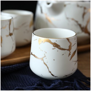 Bộ Ấm Trà Gốm Sứ Cao Cấp