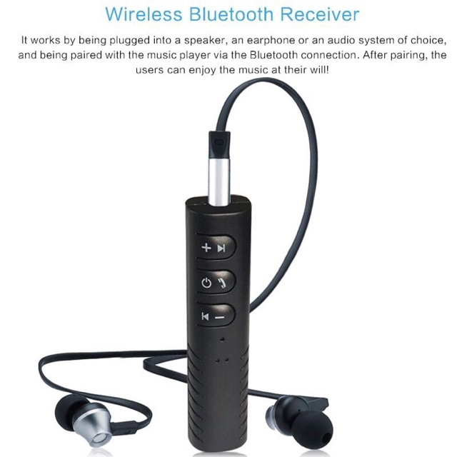 Đầu Thu Bluetooth Receiver Tạo Kết Nối Âm Thanh 4.1 Rảnh Tay Wireless Adapter - TDS Store