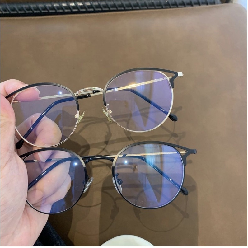 Kính mắt mèo nữ kim loại thanh mảnh 90025 Jolie eyewear chống ánh sáng xanh, UV400