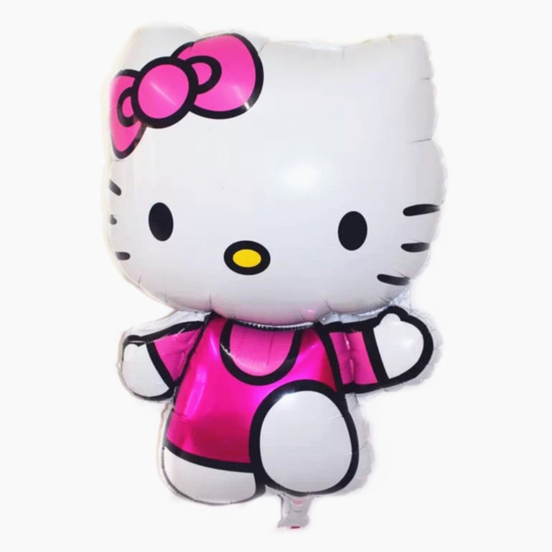 Bong Bóng Nhôm Hình Hello Kitty Trang Trí Tiệc