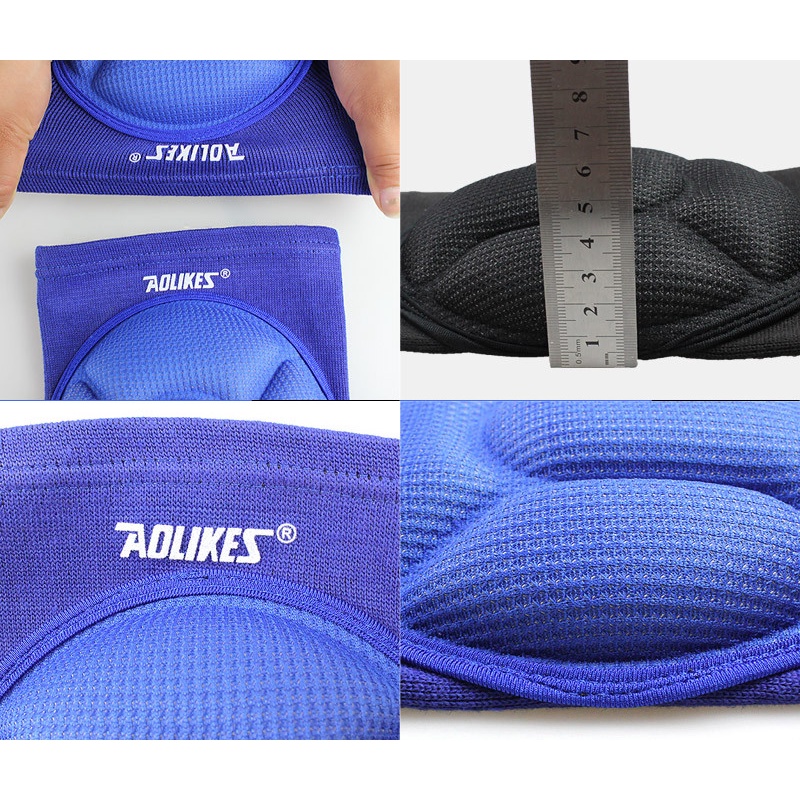 Băng đệm bảo vệ gối  Aolikes 0217A đệm bọt biển dày giảm chấn thương cho thủ môn đá bóng gym