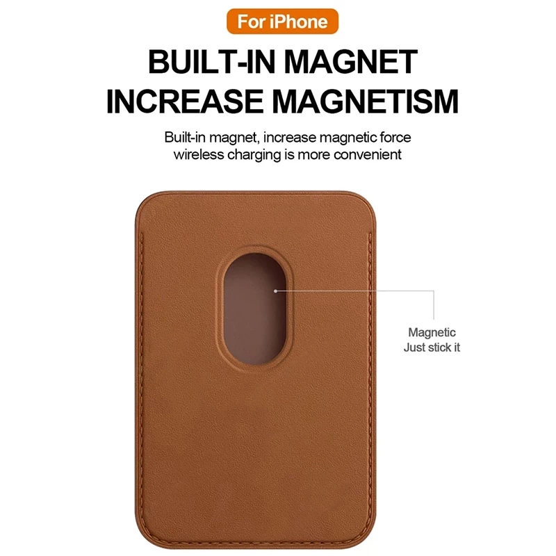 MagSafe Case cho Apple iPhone 12 Pro Max / 12 Mini Card Slot Bag Magnetic Fashion Wallet Chủ thẻ cho iphone 12 / 12Pro