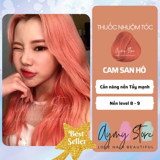 Thuốc nhuộm tóc CAM SAN HÔ tại nhà giá rẻ chính hãng AYMY