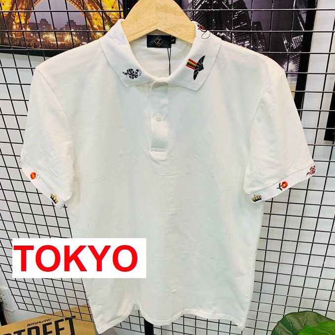 ÁO SƠ MI NAM POLO THÊU CAO CẤP COTON CO GIÃN VS02 TOKYOSHOP | BigBuy360 - bigbuy360.vn