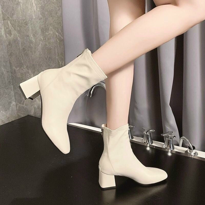 [MÃ CHAOBOT giảm 20k] Bốt cao cổ, da mềm ôm chân 6cm, mẫu hót siêu xinh - Mã B04 | BigBuy360 - bigbuy360.vn