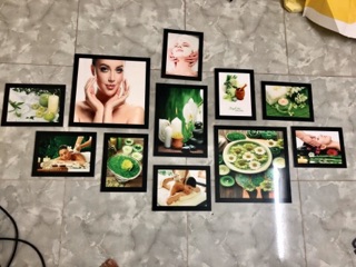 Bộ 11 tấm spa dán tường