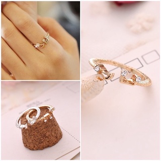 Nhẫn hở hình nốt nhạc thời trang cho nữ